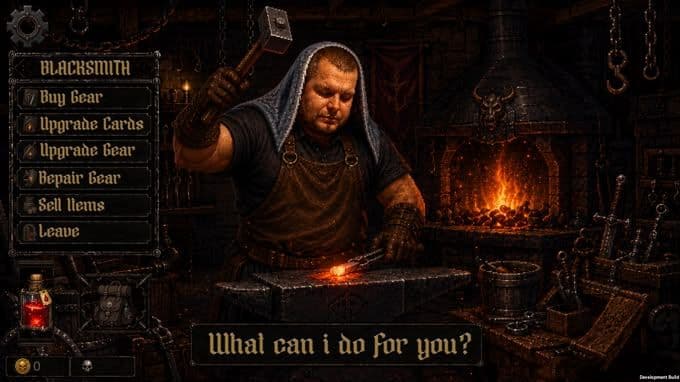 Build your deck, forge your gear